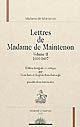 Lettres de Madame de Maintenon : Volume II : 1690-1697