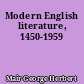 Modern English literature, 1450-1959