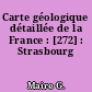 Carte géologique détaillée de la France : [272] : Strasbourg