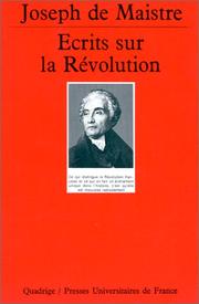 Écrits sur la Révolution