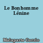 Le Bonhomme Lénine