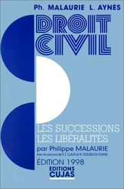 Cours de droit civil : [5] : Les successions, les libéralités