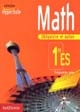Math, 1re ES : obligatoire et option : programme 2001