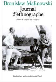 Journal d'ethnographe