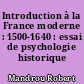 Introduction à la France moderne : 1500-1640 : essai de psychologie historique