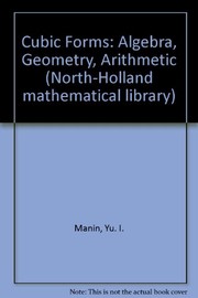 Cubic forms : algebra, geometry, arithmetic