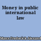 Money in public international law