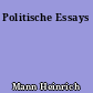 Politische Essays