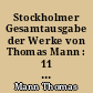 Stockholmer Gesamtausgabe der Werke von Thomas Mann : 11 : Joseph und seine Brüder : Bd. II.