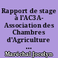 Rapport de stage à l'AC3A- Association des Chambres d'Agriculture de l'Arc Atlantique