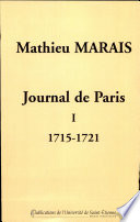 Journal de Paris : Tome II : 1722-1727