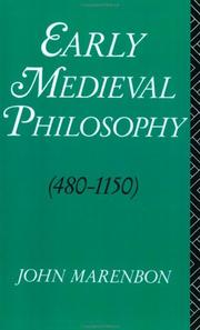 Early Medieval philosophy : 480-1150 : an introduction