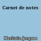 Carnet de notes