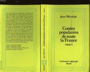 Contes populaires de toute la France : 1 : Domaine français