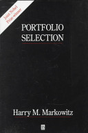 Portfolio selection : efficient diversification of investments