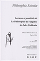 Lectures et postérités de "La Philosophie de l'algèbre" de Jules Vuillemin