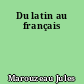 Du latin au français