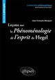 Leçons sur la "Phénoménologie de l'esprit" de Hegel