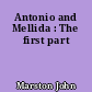 Antonio and Mellida : The first part