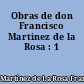 Obras de don Francisco Martinez de la Rosa : 1