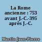 La Rome ancienne : 753 avant J.-C.-395 après J.-C.
