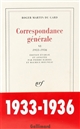 Correspondance générale : 6 : 1933-1936
