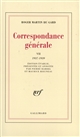 Correspondance générale : VII : 1937-1939