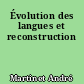 Évolution des langues et reconstruction