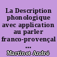La Description phonologique avec application au parler franco-provençal d'Hauteville (Savoie)