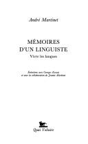Mémoires d'un linguiste : vivre les langues