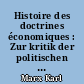 Histoire des doctrines économiques : Zur kritik der politischen Oekonomie : 3 : Ricardo
