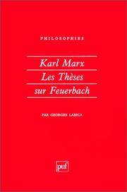 Karl Marx : les thèses sur Feuerbach