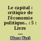 Le capital : critique de l'économie politique.. : 5 : Livre 2 : Le procès de circulation du capital : T.2 : 3 : La reproduction et la circulation de l'ensemble du capital social