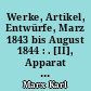 Werke, Artikel, Entwürfe, Marz 1843 bis August 1844 : . [II], Apparat / Karl Marx.