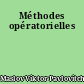 Méthodes opératorielles