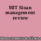 MIT Sloan management review