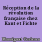 Réception de la révolution française chez Kant et Fichte