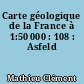 Carte géologique de la France à 1:50 000 : 108 : Asfeld