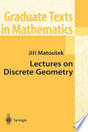 Lectures on discrete geometry