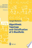 Algorithmic topology and classification of 3-manifolds