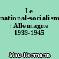 Le national-socialisme : Allemagne 1933-1945