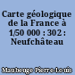 Carte géologique de la France à 1/50 000 : 302 : Neufchâteau