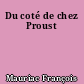 Du coté de chez Proust