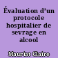 Évaluation d’un protocole hospitalier de sevrage en alcool