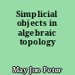 Simplicial objects in algebraic topology