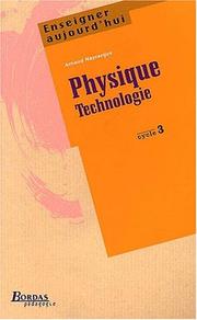 Physique Technologie : cycle 3