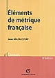 Éléments de métrique française