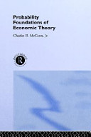 Probability foundations of economic theory