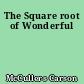 The Square root of Wonderful