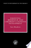 Parenting behaviour and children's cognitive development